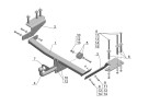 Фаркоп GW 11 - Great Wall Hover H6 / 2013- / S-75 / kg-1500 / type=A / smart-c=!!!