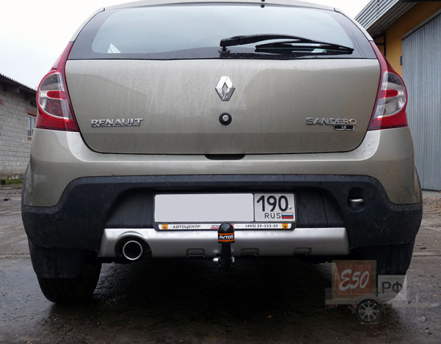 Фаркоп RN 06 - Renault Sandero I / 2009-2013 / S-75 / kg-1000 / type=A