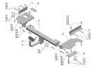 Фаркоп KI 16 - KIA Sportage II / 2004-07.2010 / S-100 / kg-2000 / type=A