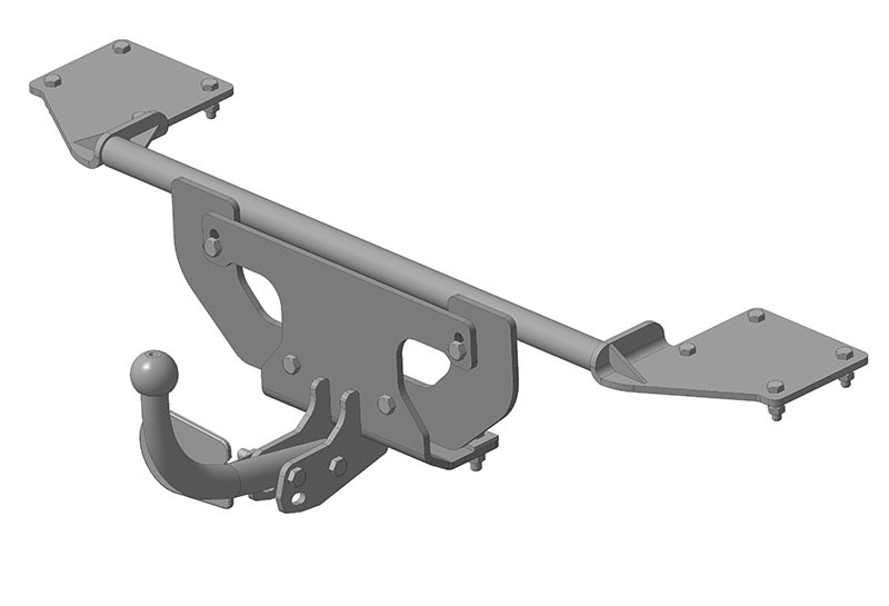 Фаркоп FA 01 - Fiat Albea / 2002-2012 / S-75 / kg-1200 / type=A / smart-c=