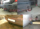 Фаркоп на Nissan Tiida хетчбек/седан 2007-2014. Необходима подрезка бампера. Тип шара: A. Нагрузки: 1100/50 кг, масса фаркопа 17,5 кг (без электрики в