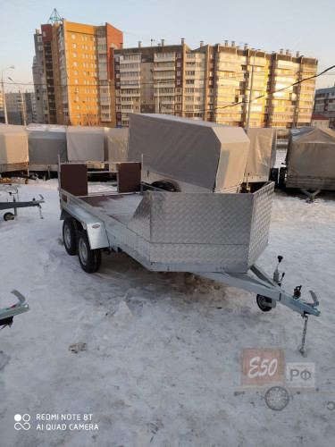 Прицеп ALASKA Стрела 1.6 2-оси (3400(3700)х1620) (Оцинк.)