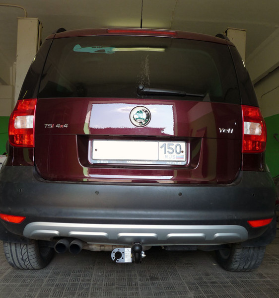 Фаркоп SK 07 - Skoda Yeti / 2009- / S-75 / kg-1500 / type=A / smart-c=!!!