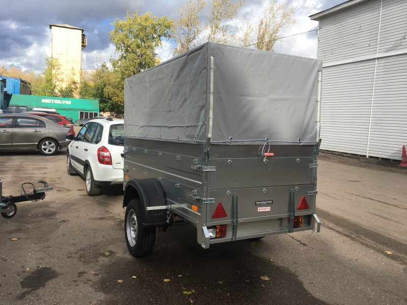 Прицеп ССТ 7132-02 Самосвал (Надстав., Подъемн. борт и Тент 1.0)