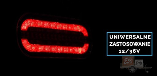 Фонарь задний универсальный FT-320 LED DI BAJONET 3-х функциональный с разъёмом типа BAJONET 5 PIN