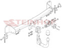 Фаркоп на BMW 5-Series седан G30 / универсал G31 2017-2023, BMW 6-Series Gran Turismo G32 2017-2023, BMW 7-Series G11,G12 2015-2022. Требуется подрезк