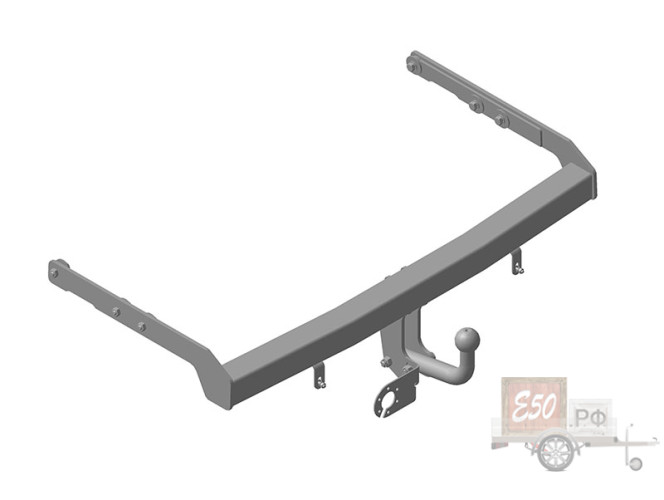 Фаркоп VW 22 - Volkswagen Sharan / 06.2000-2006 / S-75 / kg-1200 / type=A