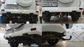 Фаркоп на UAZ 3159, 3160, 3162, 3163 Patriot 4x4 1994-2015, 2015- без подрезки бампера. Тип шара: A. Нагрузки: 1500/75 кг, масса фаркопа 13,3 кг (без