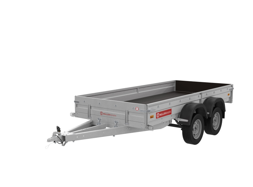 Прицеп MULLERWAGEN 1535 Х2 PRO(2 оси) (без тента и дуг)