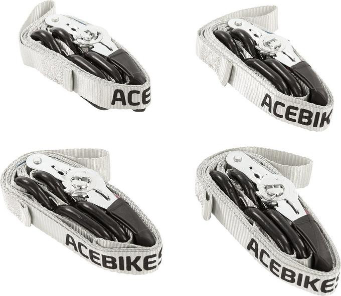 TB8081 Комплект ремней для фиксации мотоцикла на транспортных средствах ACEBIKES RATCHET KIT SCOOTER