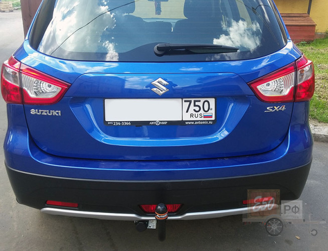 Фаркоп SZ 12 - Suzuki SX 4 S-CROSS / 2013- / S-75 / kg-1500 / type=A