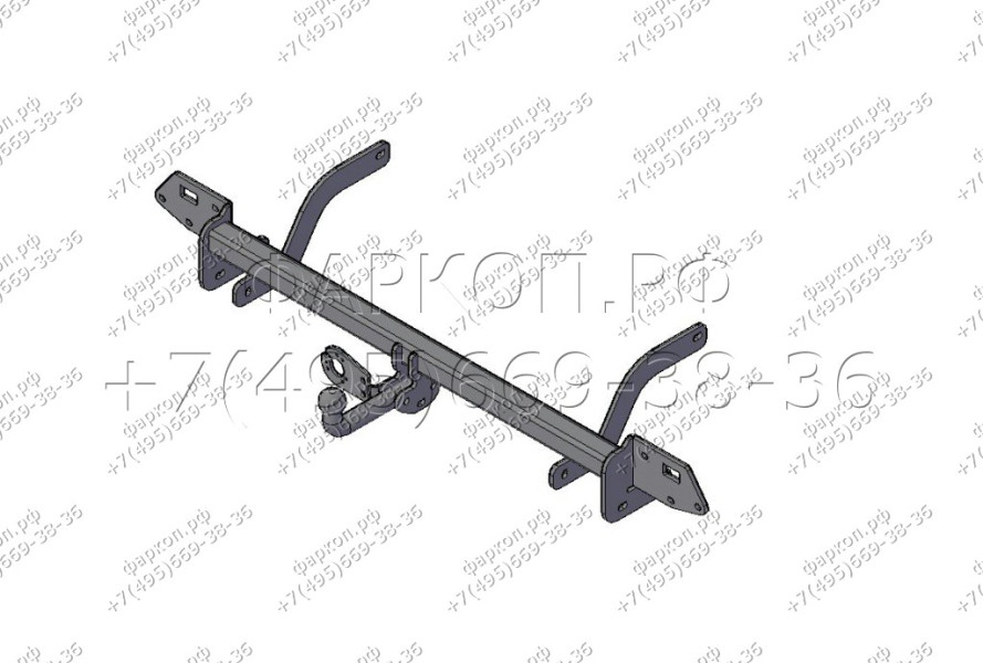 Фаркоп для Citroen Jumper L1, L2, L3 2006-, FIAT Ducato III L1, L2, L3 2006-, Peugeot Boxer L1, L2, L3 2006- без подрезки бампера. Тип шара: A. Нагруз
