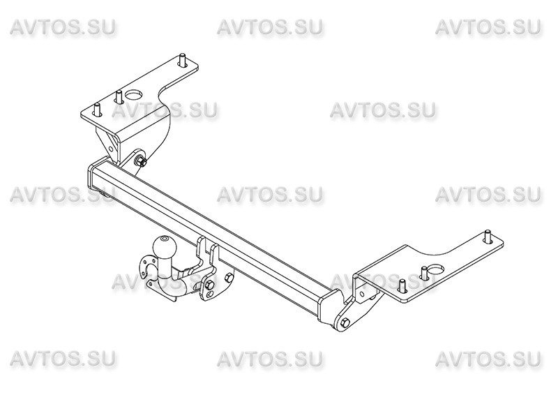 Фаркоп TY 37 - Toyota Corolla (E 18) / 2013- / S-75 / kg-1250 / type=A / smart-c=!?