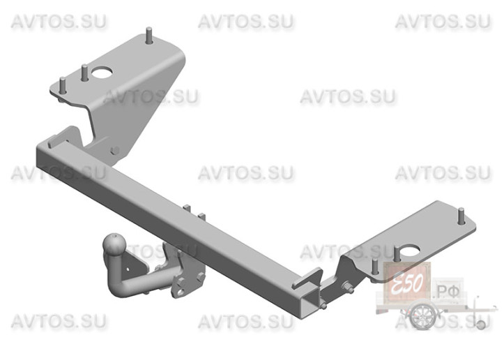 Фаркоп TY 18 - Toyota Corolla / 2007-2013 / S-75 / kg-1350 / type=A