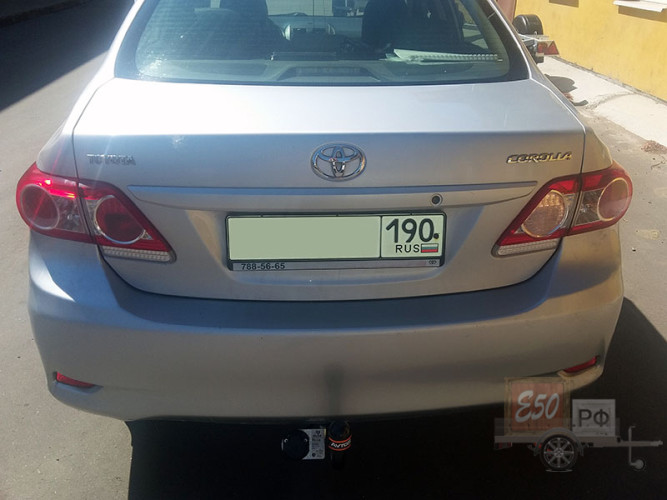 Фаркоп TY 18 - Toyota Corolla / 2007-2013 / S-75 / kg-1350 / type=A