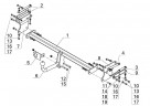Фаркоп NS 25 - Nissan Qashqai J11 / 2014- / S-100 / kg-1800 / type=A