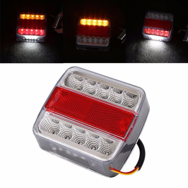 Фонарь задний универсальный для приц. LED T12V10LED