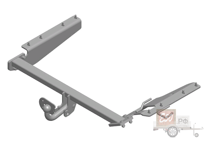 Фаркоп HN 04 - Honda CR-V / 2007-11.2012 / S-75 / kg-1500 / type=A