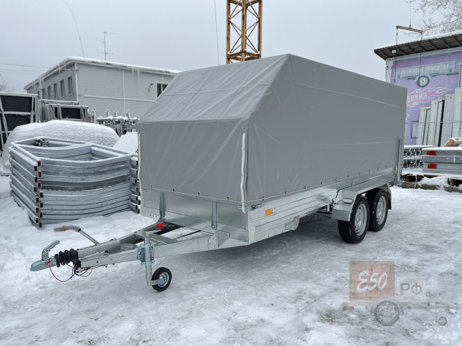 Прицеп ССТ 7134-65-У R15 Тормоз 750 кг (Борт-Аппар. и Тент 1.48)