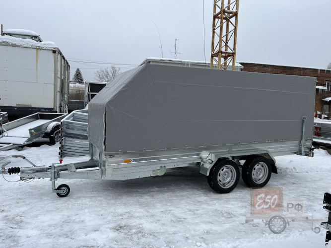 Прицеп ССТ 7134-65-У R15 Тормоз 750 кг (Борт-Аппар. и Тент 1.48)