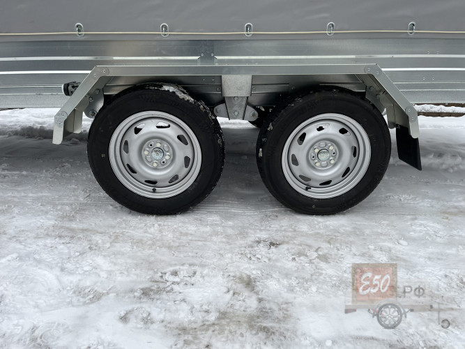 Прицеп ССТ 7134-65-У R15 Тормоз 750 кг (Борт-Аппар. и Тент 1.48)