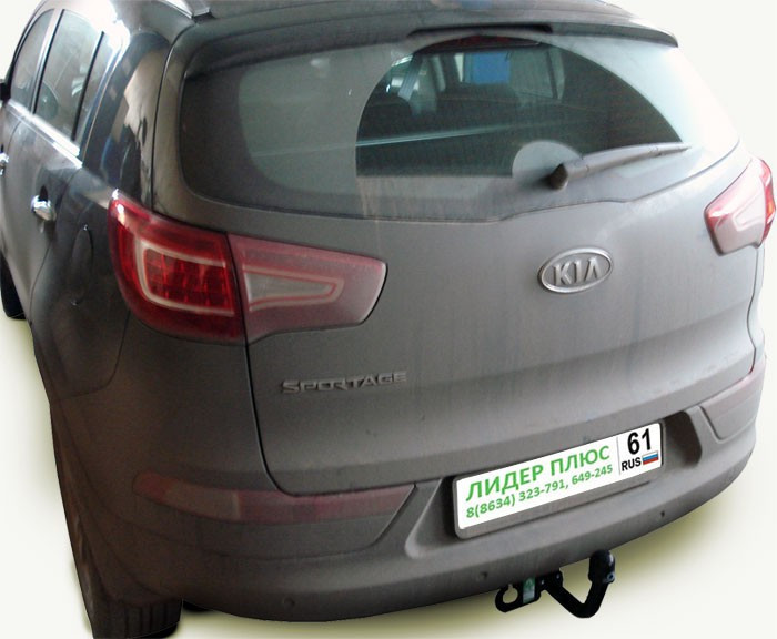 Фаркоп Лидер Плюс K112-A для KIA SPORTAGE (SL) 2010-2016 / HYUNDAI IX 35 (EL) 2010-2015