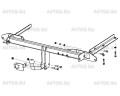 Фаркоп OP 06 - Opel Astra Sport Tourer / 2011- / S-75 / kg-1500 / type=A / smart-c=!!!