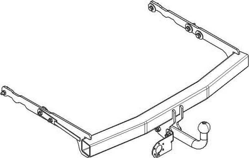 Фаркоп FD 23 - Ford Mondeo / 03.2007-2014 / S-75 / kg-1500/ type=A / smart-c=!!!