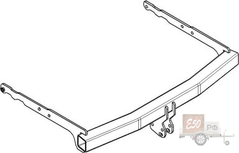 Фаркоп FD 23 - Ford Mondeo / 03.2007-2014 / S-75 / kg-1500/ type=A / smart-c=!!!