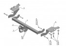 Фаркоп TY 24 - Toyota Verso / 2008-2012 / S-75 / kg-1250 / type=A