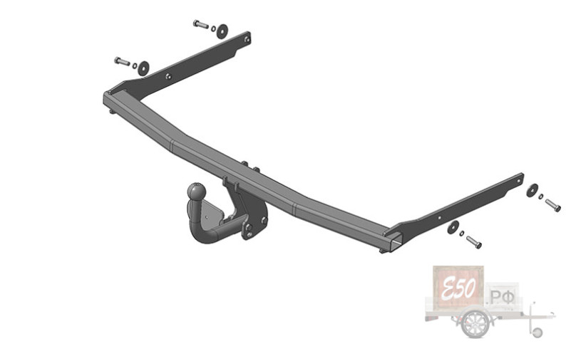 Фаркоп FD 19 - Ford Focus S-max / 2003-2010 / S-75 / kg-1500 / type=A / smart-c=!?