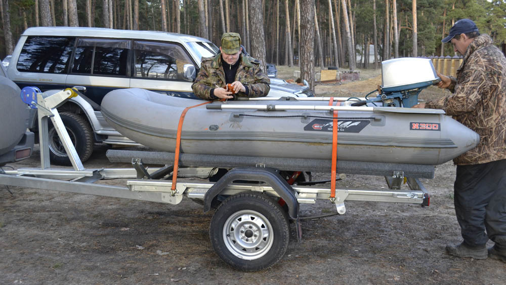 Прицеп ССТ 7132-13 для Лодки до 3.8 м (Без лебедки и роликов)