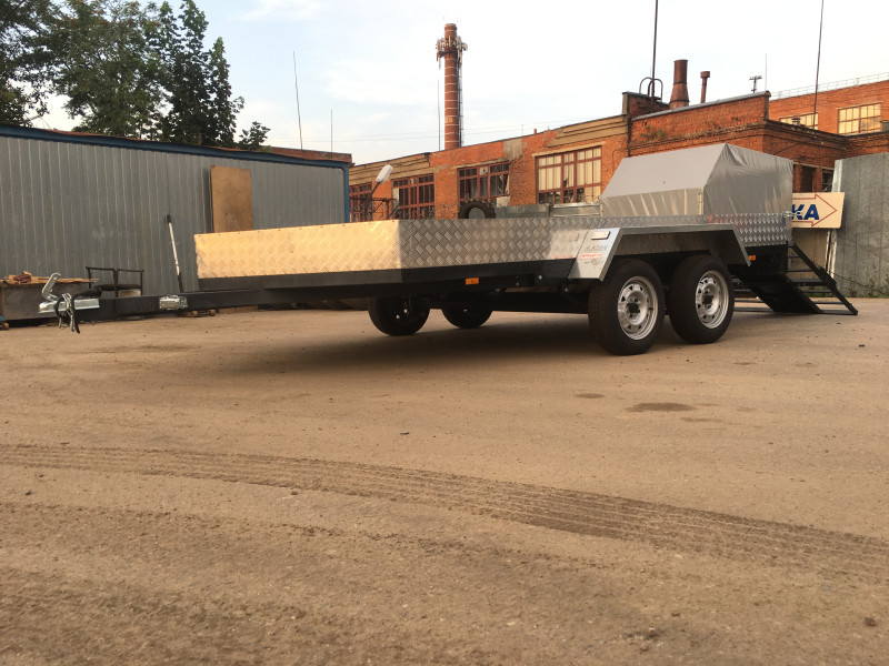 Прицеп ALASKA "Шторм" 2 оси (3500(4010)х2000х200) (Крашен.)