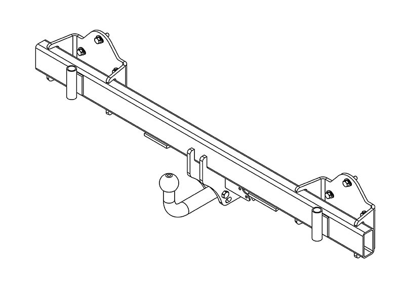 Фаркоп BM 01 - BMW X5 / 06.2000-12.2006г / S-100 / kg-2500 / type-A / smart-c=!!!