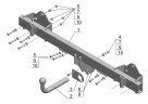 Фаркоп BM 01 - BMW X5 / 06.2000-12.2006г / S-100 / kg-2500 / type-A / smart-c=!!!