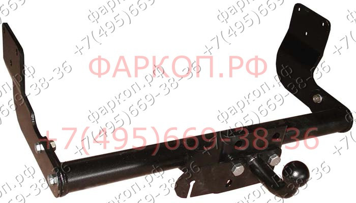ТСУ для Mercedes Vito 1999-2003, Mercedes Viano 1996-2003 без снятия и выреза бампера, без парктроника. Тип шара: FC. Нагрузки: 1200/50 кг, масса фарк
