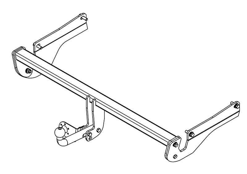 Фаркоп MZ 03 - Mazda 6 / 2012- / S-75 / kg-1750 / type=A / smart-c=!!!