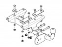 Фаркоп DW 04 - Daewoo MATIZ / 2002- / S-50 / kg-750 / type=A / smart-c=
