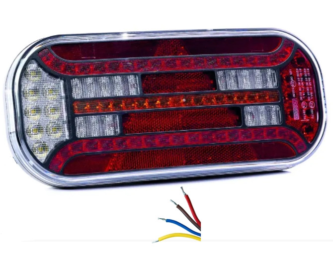 Фонарь задний FRISTOM FT-600 P LED DI RH (Правый) 12-36в с проводом