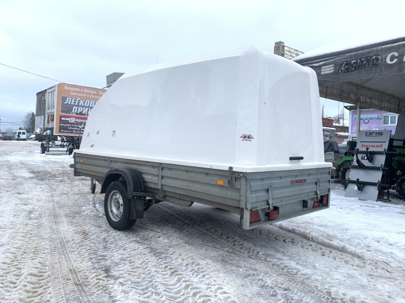 Прицеп МЗСА 817717.012 с пластиковой крышкой Б/У (продан)