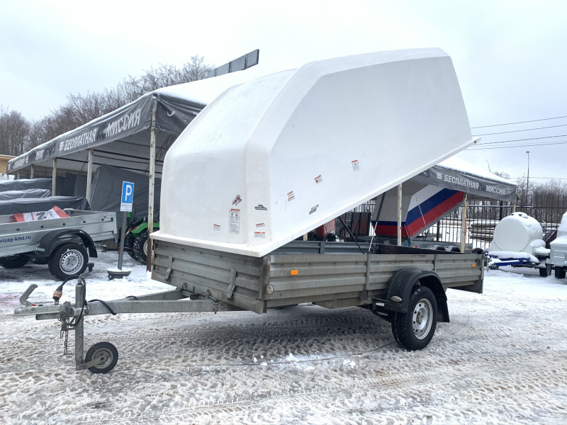 Прицеп МЗСА 817717.012 с пластиковой крышкой Б/У (продан)