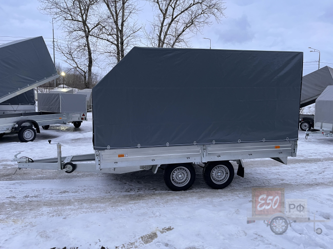Прицеп ССТ 7132-35Н (Тент и Каркас 1.7 м Скос)**