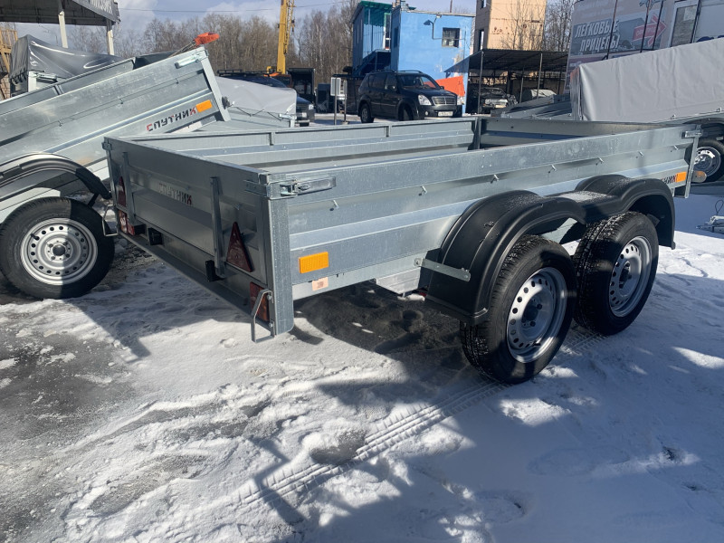 Прицеп Спутник ZN 2615-33 2-оси (без тента и дуг)