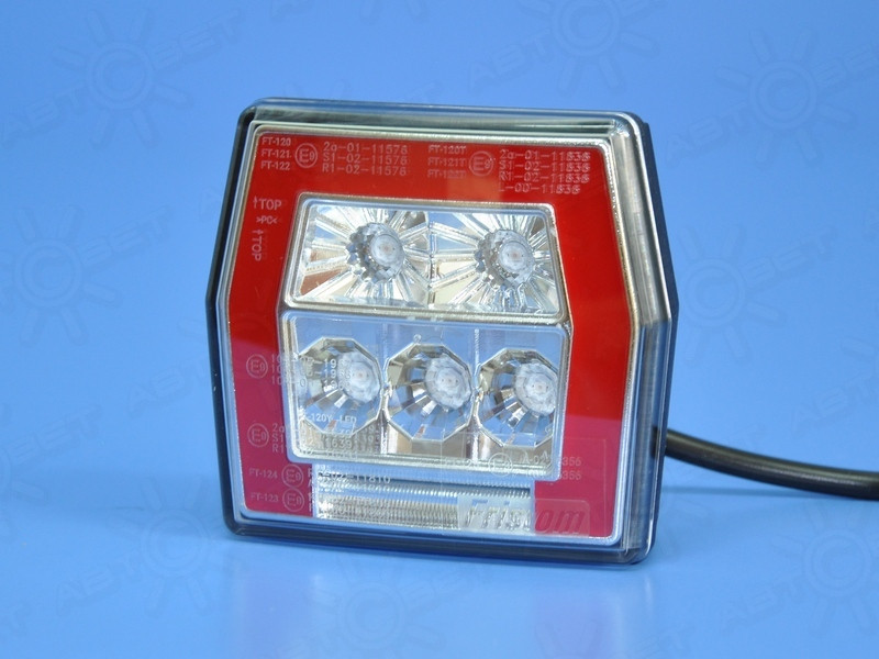 Фонарь  LED 4-функцион.  FT-120T LED с проводом 1 м.