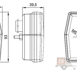 Фонарь  LED 4-функцион.  FT-120T LED с проводом 1 м.