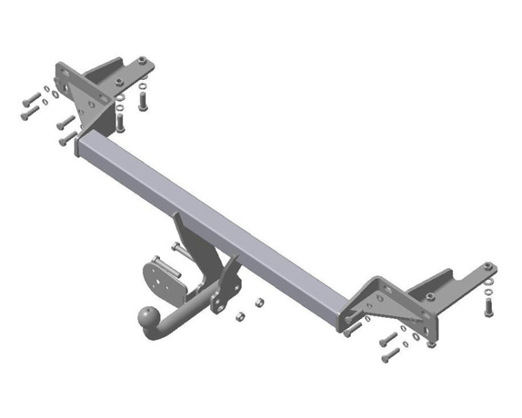 Фаркоп NS 14 - Nissan Almera Classic / 2007-2013 / S-75 / kg-1200 / type=A