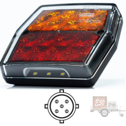 FT-222TLED BAJONET Фонарь задний 4-х функциональный Универсальный