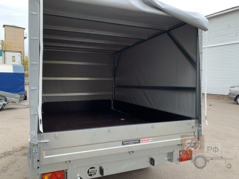 Прицеп ССТ 7134-27 R15 Тормоз. 750 кг (без тента и дуг)