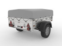Тент с каркасом VIKING 1220 Н=300 мм