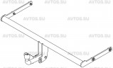 Фаркоп VW 33 - Volkswagen Polo (круглая труба) / 2009- / S-50 / kg-750 / type=A